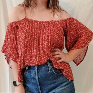 Floral Off the Shoulder Top
